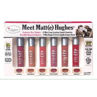 The Balm Meet Matt(e) Hughes Exclusive New Shades 6 Mini Liquid Lipsticks