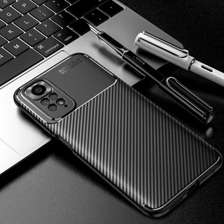 เคสโทรศัพท์คาร์บอนไฟเบอร์ แบบนิ่ม กันกระแทก สําหรับ Xiaomi Redmi Note 11 11Pro Note11 11T Pro Plus + 4G 5G
