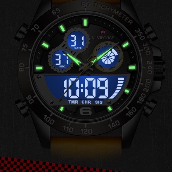 ประกันศูนย์ไทย 1 ปี นาฬิกา Naviforce รุ่น NF9188t นาฬิกาข้อมือผู้ชายหรูหรา