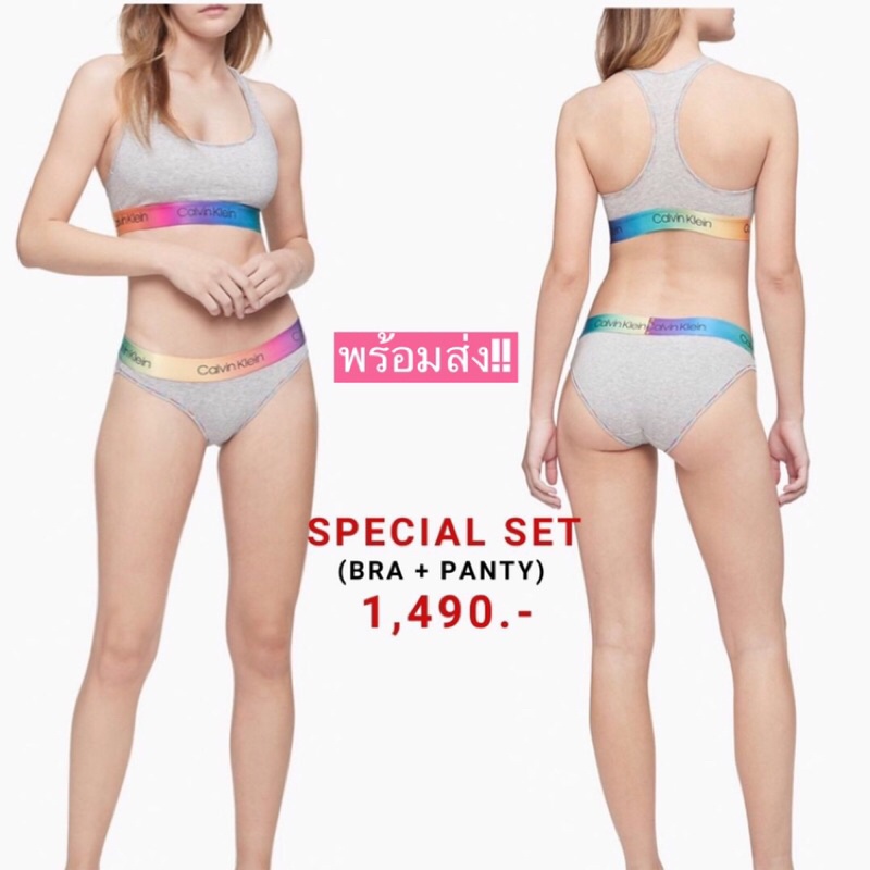 [ของแท้ 100%🇺🇸] Calvin Klein Set(Bra+Bikini)