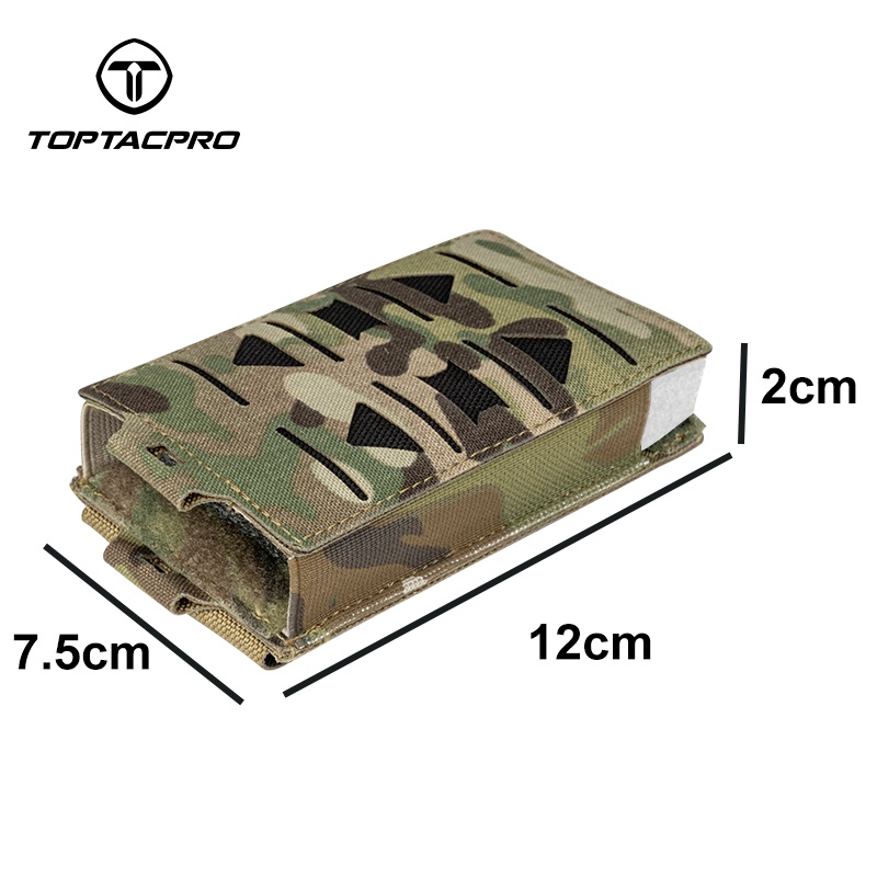 Toptacpro Tactic Mag กระเป๋าสําหรับ 556 Singel Mag Carrier MOLLE Mag ผู้ถือเลเซอร์ตัดเข็มขัดกระเป๋า 8514 - รูปที่ 6