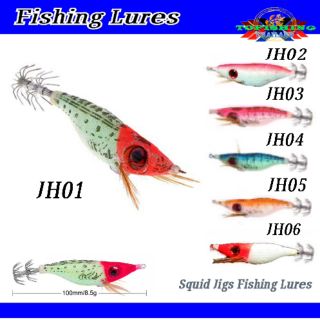 กุ้งปลอมตกปลาเรืองแสงSquid Jigs Fishing Lures