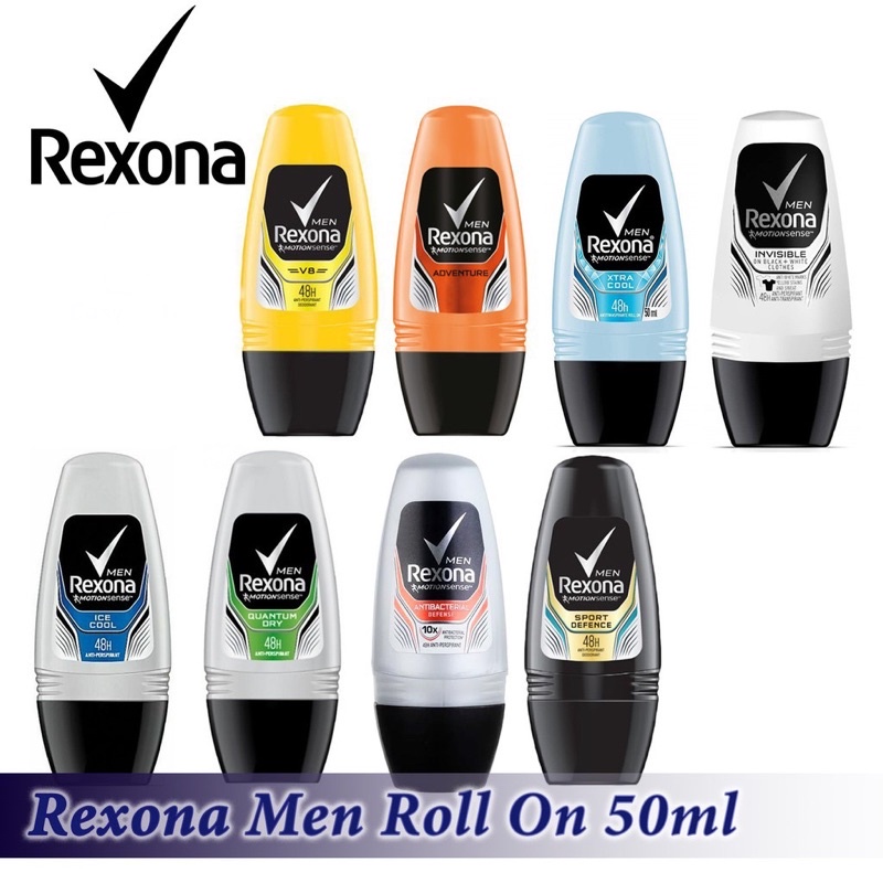 Rexona Men Deodorant Roll on 50ml*2 แพ็คคู่