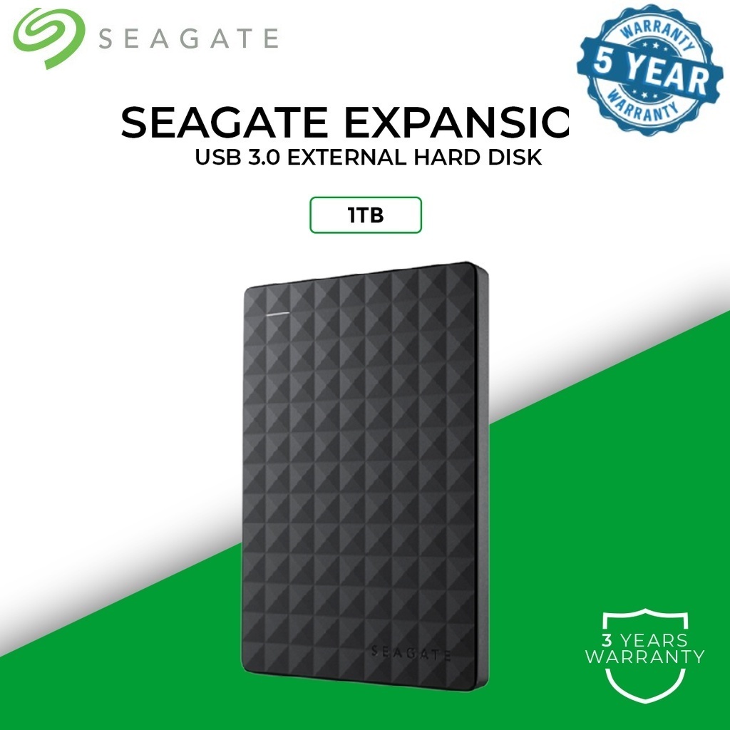 Seagate External Hard Disk Backup One Touch USB 3.0 Portable HDD Hard Drive ( 2TB/1TB)