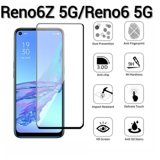 OPPO A38/A18/A58 4G/A78 4Gฟิล์มกระจกเต็มจอOPPO Reno7 5G/Reno7Pro 5G/A53 New 2021/A55 5G/A55 4G/Reno6Z 5G/Reno6 5G/A16