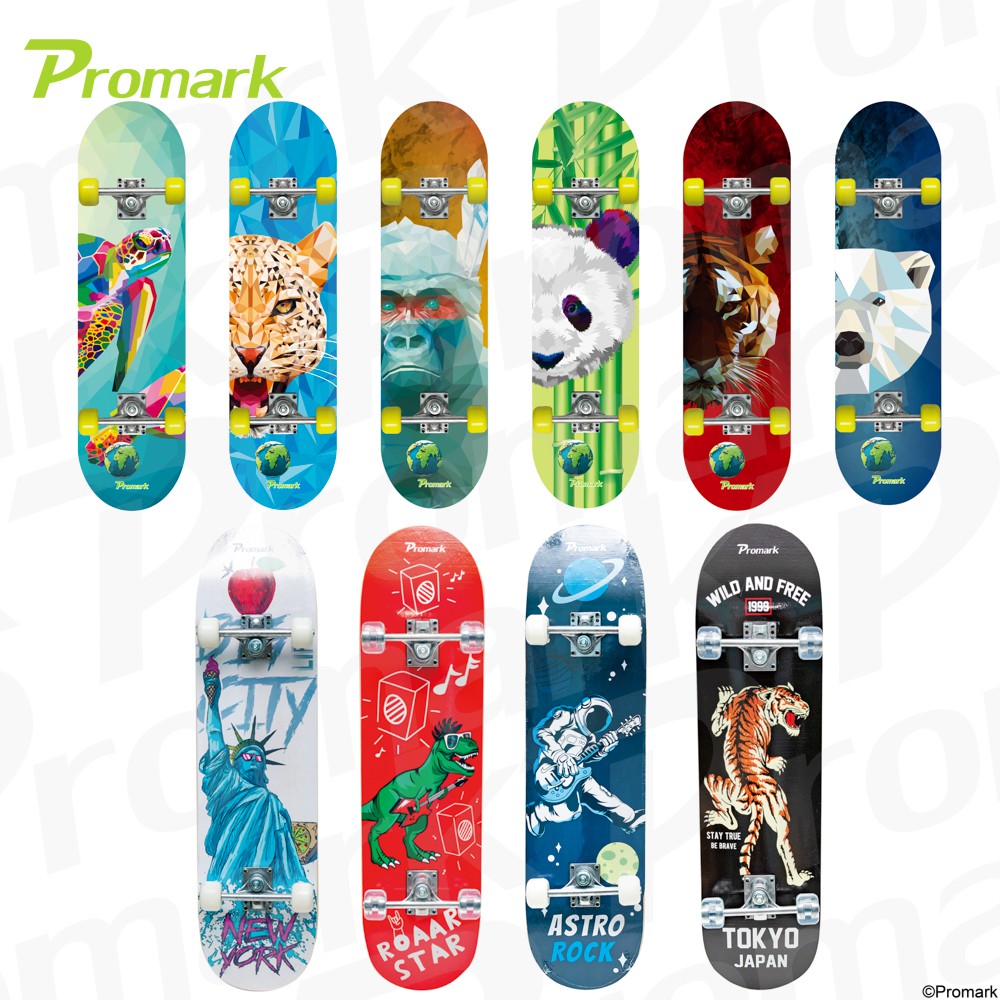 (ประกัน 1ปี) Promark Sports Skateboard Series 3 สเก็ตบอร์ด 31x8 นิ้ว สเก็ตบอร์ด สำหรับเริ่มเล่น 0320