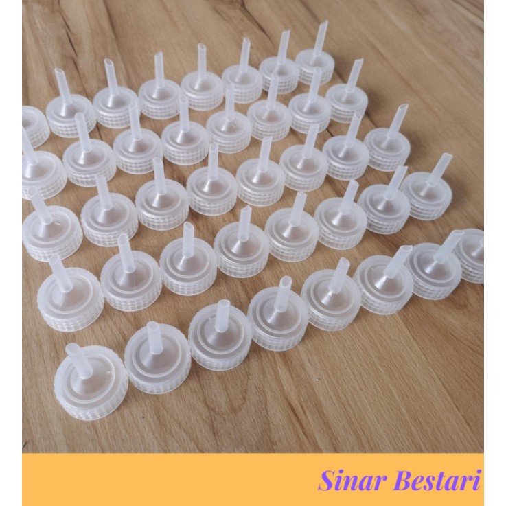 BBS cap Bottle 20pcs Ikan laga Betta Baby Shrimp Brine bottle penutup