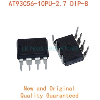 NOVO แท้ วงจรรวม 2k AT93C56 dip-8 93c56 dip8 AT93C56-10PU-2.7 dip eeprom (256x8) (128x16) 10 ชิ้น