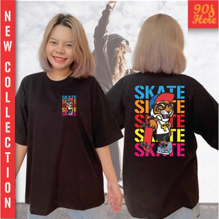 เสื้อยืด Surfskate  001 เซิร์ฟสเก็ต สเก็ตบอร์ด ผ้า Cotton comb no.30 ส่งฟรี มีเก็บเงินปลายทาง