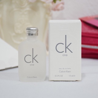 (แท้100%)Calvin Klein CK One Eau De Toilette  ขนาด 15ml