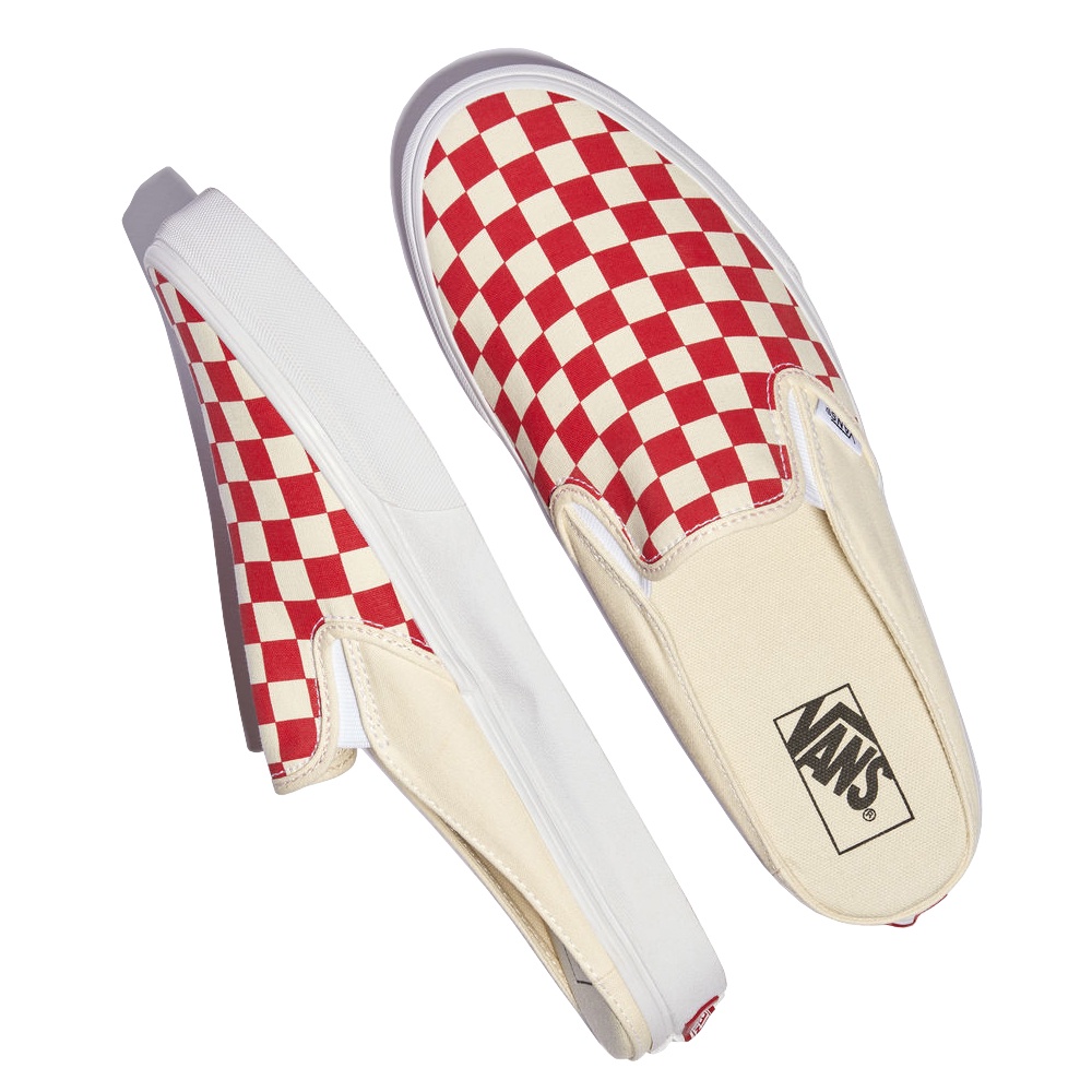 Vans รองเท้าผ้าใบ Classic Slip-On Mule Checkerboard (2สี) ราคา ถูกที่สุด ดีลบีเคเค แกลเลอรีภาพที่ 6