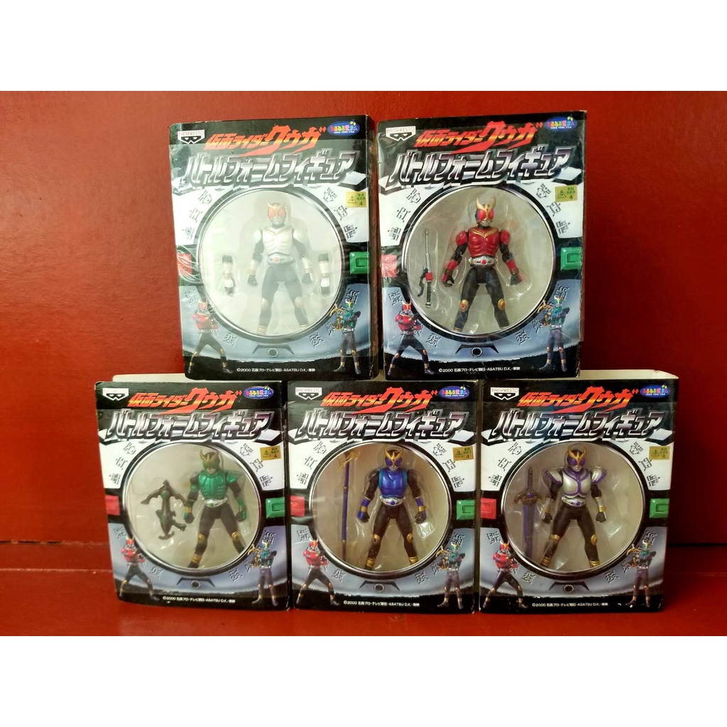 BANPRESTO : KAMEN RIDER KUUGA  ACTION FIGURE COLLECTION SET ครบชุด 5 แบบ [Only 1 SET] สินค้าจาก BANP