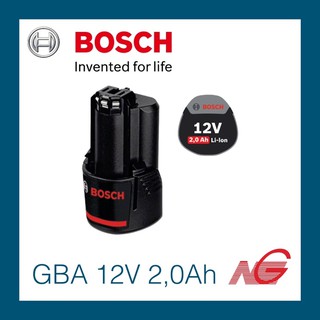 แบตเตอรี่ BOSCH GBA 12V 2.0Ah Professional แบตเตอรี่ขนาดเล็ก 12 V 2.0 Ah 1600A00F6X