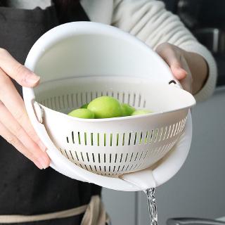 Double-layer water basket, fruit basket and vegetable dishwashing tools