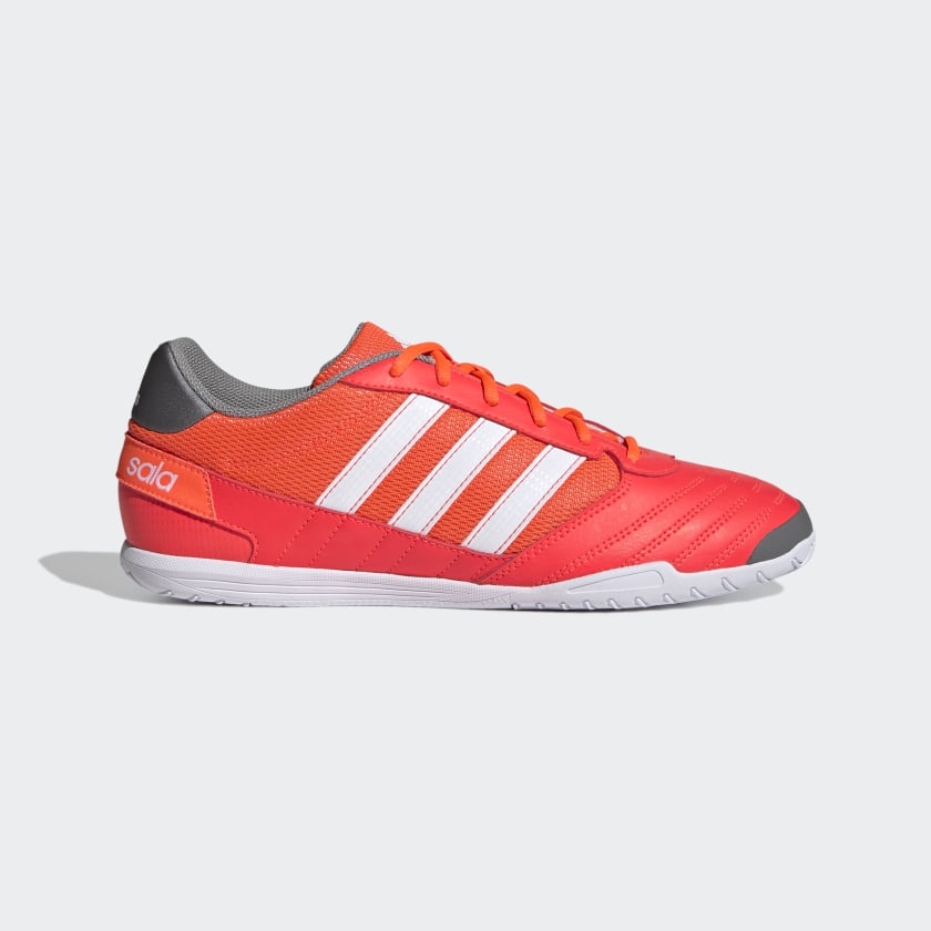Adidas รองเท้าฟุตซอล Super Sala IN | Solar Red/Cloud White/Iron Metallic ( GV7593 )
