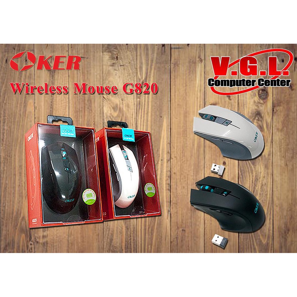 MOUSE G820 OKER 2.4GHZ WIRELESS ไร้สาย