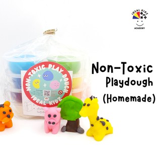 แป้งโดว์โฮมเมด ปลอดสารพิษเหมาะสำหรับเด็ก Non-Toxic Play dough by Ideal Kidz