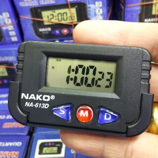 (ติดรถ/จับเวลา)นาฬิกาตั้งโต๊ะเเบบพกพา NAKO NA-613D 3 in 1