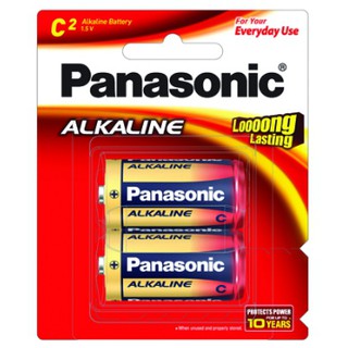 ถ่าน ALKALINE [PANASONIC] C LR14T/2B (2ก้อน/แพ็ค)