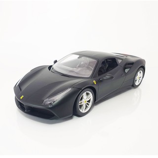 รถบังคับวิทยุ FERRARI 488 GTB Black RASTAR 75600 อัตราส่วน 1:14