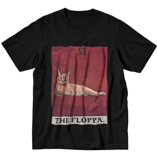 เสื้อยืดผ้าฝ้าย พร้อมส่ง เสื้อยืดแขนสั้น ผ้าฝ้าย พิมพ์ลายไพ่ทาโรต์ Gorgeous The Floppa หลากสี แฟชั่นฤดูร้อน สําหรับผู้ชา