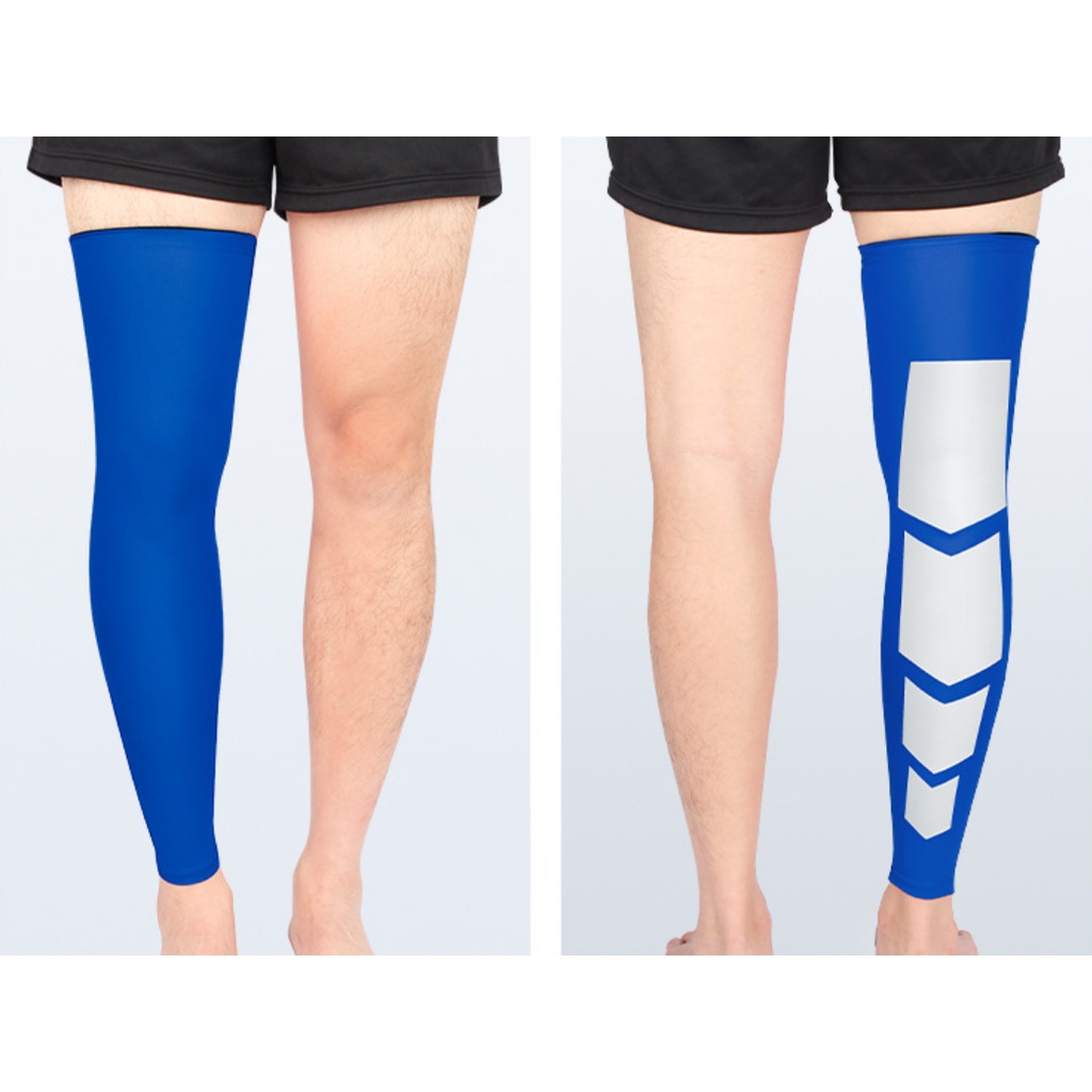 (2ชิ้น) ปลอกรัดน่อง ปลอกขาแบบยาว ปลอกขาใส่ออกกำลังกาย วิ่ง ปั่นจักรยาน ลดการเมื่อยล้า กระชับกล้ามเนื้อน่อง - รูปที่ 4