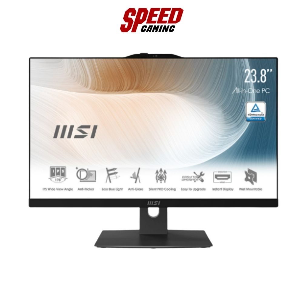 MSI_MODERN_AM242P_11M-1237TH AIO Intel i5-1135G7/DDR4 8GB (8GB*1)/512G M.2 PCIe SSD/Intregrated graphic/W11H/KB+M (BOX)/BLACK/3 Yrs