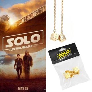 ต่างหูคอสเพลย์ Star Wars Han Solo Dice Lucky SABACC Millennium Falcon