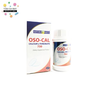 [พร้อมส่ง]OSO Cal Calcium L Threonate 750 mg 30 เม็ด กล่องสีแดง [EXP.01/12/2024]