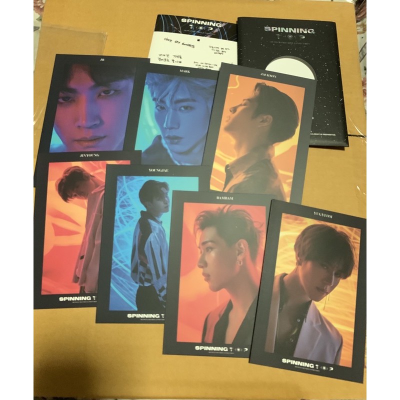 พร้อมส่ง โปสการ์เซ็ท การ์ด ของในอัลบั้ม GOT7 Spinning Top / Call My Name