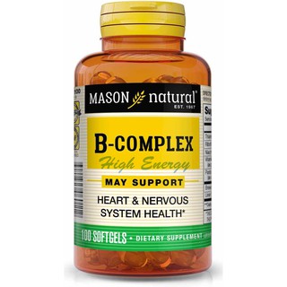 Mason Natural, B-COMPLEX, 100 Softgels