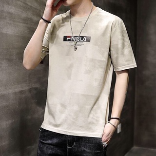 Kinwoo เสื้อ t-shirt ผู้ชายแบบวัยรุ่นมาใหม่พร้อมส่ง ผ้าดีใส่สบาย มี4สี