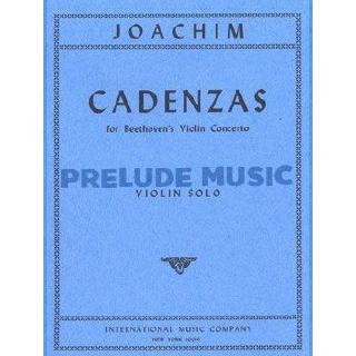 (Violin) Joachim, J: Cadenzas for Beethovens Violin Concerto (IMC847)