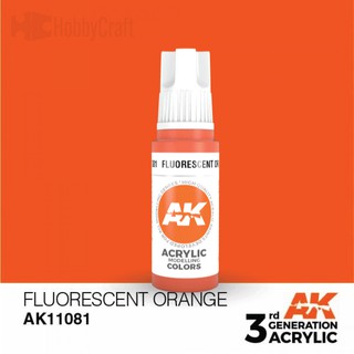 AK 3G Color Fluorescent Orange 17 ml