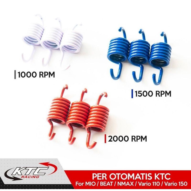 KTC 1500Rpm Nmax Mio Beat Vario คลัทช์คู่ KTC ต่อ 1500 RPM