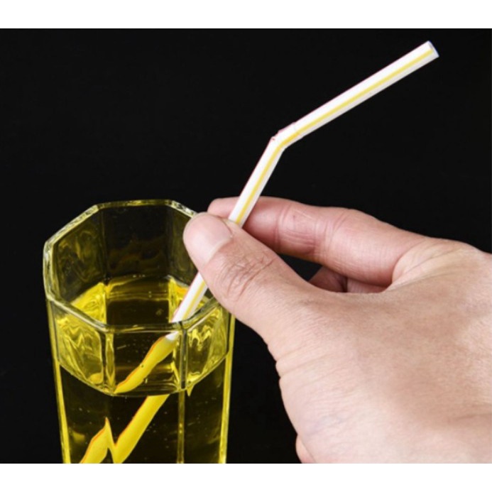 หลอด หลอดดูดน้ำ หลอดพลาสติกแบบงอ ห่อฟิล์ม และไม่ห่อฟิล์ม มีหลายแบบให้เลือก ขนาด 6 มิล แพ็ค100 เส้น พร้อมส่ง - รูปที่ 4