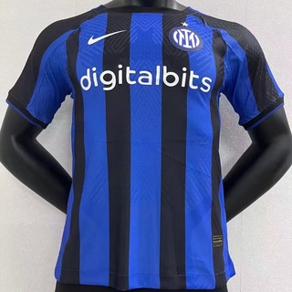 เสื้อกีฬาแขนสั้น ลายทีมชาติฟุตบอล Inter Milan Home Jersey 22-23 คุณภาพสูง ไซซ์ S-XXL