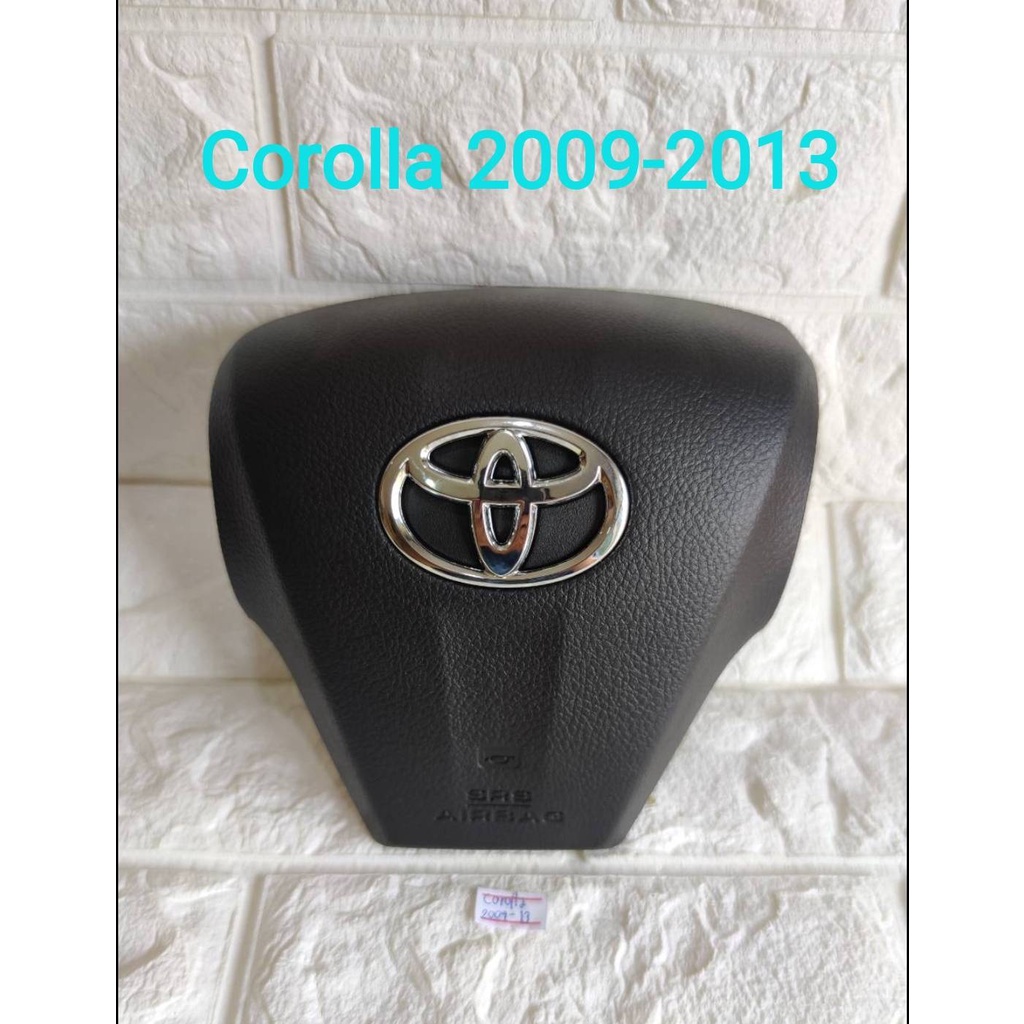 ฝาครอบแอร์แบคพวงมาลัย ฝาครอบถุงลมนิรภัย Toyota Corolla 2009-2013 (ของใหม่100%)