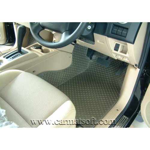 พรมปูพื้นรถยนต์MAZDA BT-50 2007-2011 8ชิ้นเต็มคัน กระดุมยางEVA 5-6มิล (พื้นเรียบ+ตีนตุ๊กแก)