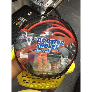 Booster Cable สายพ่วงแบต 300Amp สายชาร์จ จั๊มแบต ชาร์ตแบตรถยนต์ แบตเตอรี่ 2.5m