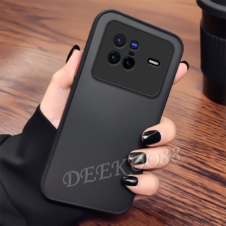 ใหม่ เคสโทรศัพท์มือถือ VIVO X80 / X80 Pro / X70 / X70 Pro 5G Handphone Casing Simple Camera Lens Protection Phone Cell Case Transparent Matte PC Back Cover VIVOX80 X80Pro VIVOX80Pro