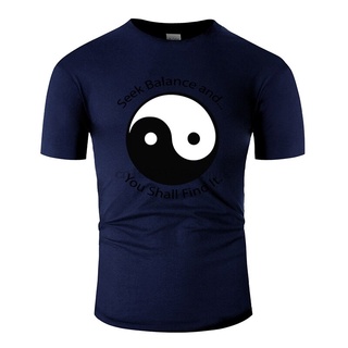 New Style Yinyang Seek Balance T Shirt Man Leisure Tee Shirt Over S-5Xl Cotton Tee Tops