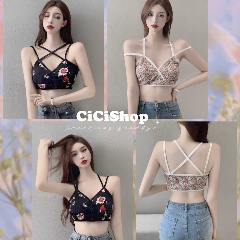 Cicishop(1042/6071)สายเดี่ยวซีทรู แต่งสายไขว้หลัง งานสายฝอ เซ็กซี่เลดี้ แซ่บตาแตกกก