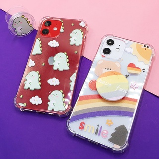 : พร้อมส่ง!!Vivo Y12/17/Y20/Y21 2021เคสนิ่มใส TPU มุมกันกระแทก ฟรี Griptok เคสมือถือแฟชั่น ลายการ์ตูนน่ารัก