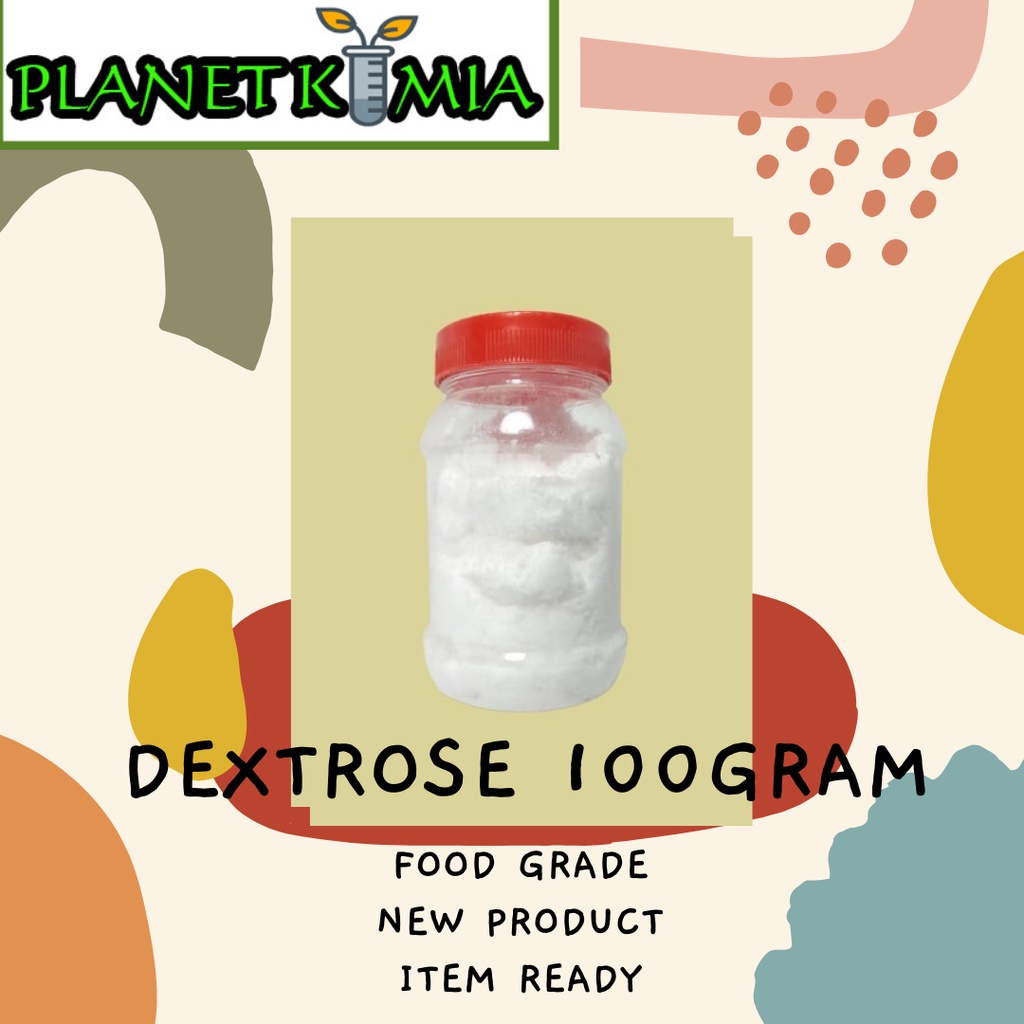 Dextrose ผงชิงช้าสวรรค์ น้ําตาล คุณภาพดีที่สุด 100 กรัม