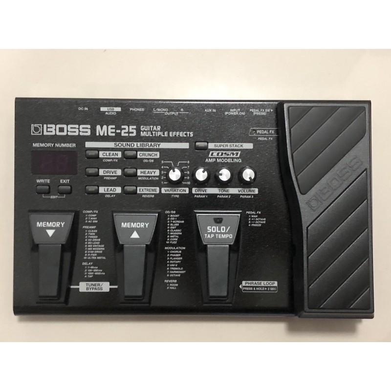BOSS ME-25 Guitar Multiple Effects