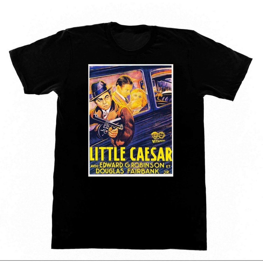 เสื้อยืด ผ้าฝ้าย 100% พิมพ์ลายภาพยนตร์ Little Caesar Gangster G20 James Cagney Escobar John Gotti ขอ