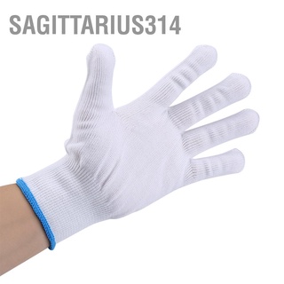 Sagittarius314 ถุงมือผ้าฝ้าย ตาข่ายโลหะ สเตนเลส กันการแทง