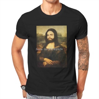 ผลิตภัณฑ์ใหม่👕เสื้อยืดคอกลม พิมพ์ลาย The Hangover Mona Lisa Galifianakis คุณภาพสูง สไตล์ฮาราจูกุ สําหรับผู้ชาย