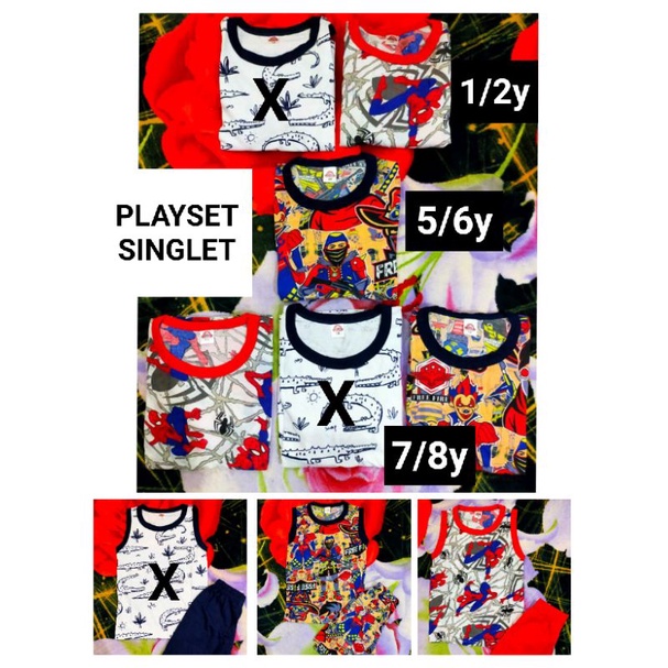 Playset/pyjamas เด็ก 3pasang ke atas